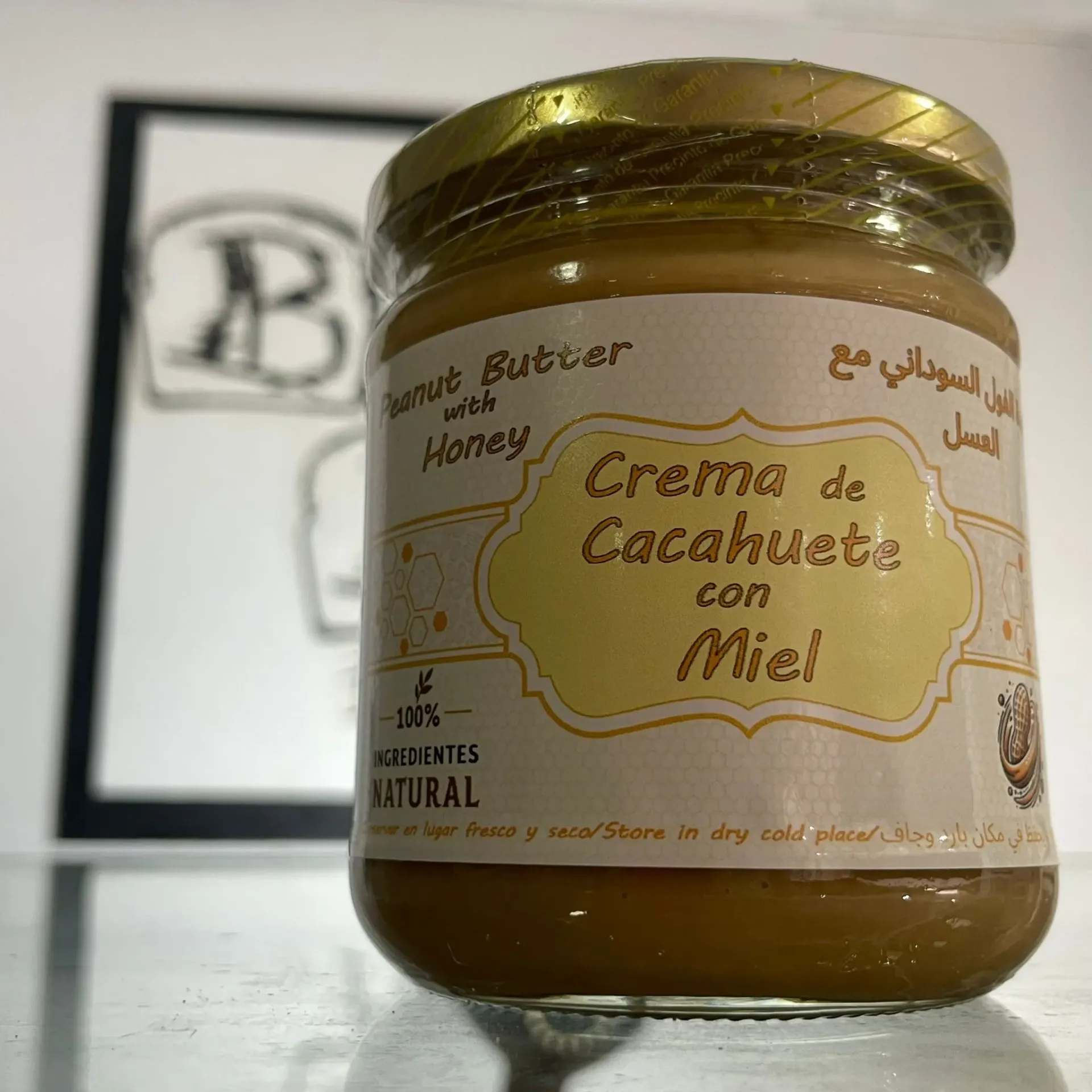 Honey & Thrive - Crema de Cacahuete con Miel  - 400g